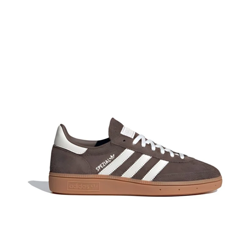 Adidas Originals Handball Spezial Men's and Women's Skateboarding Shoes - Non slip, Durable, Comfortable, Low cut Coffee Color