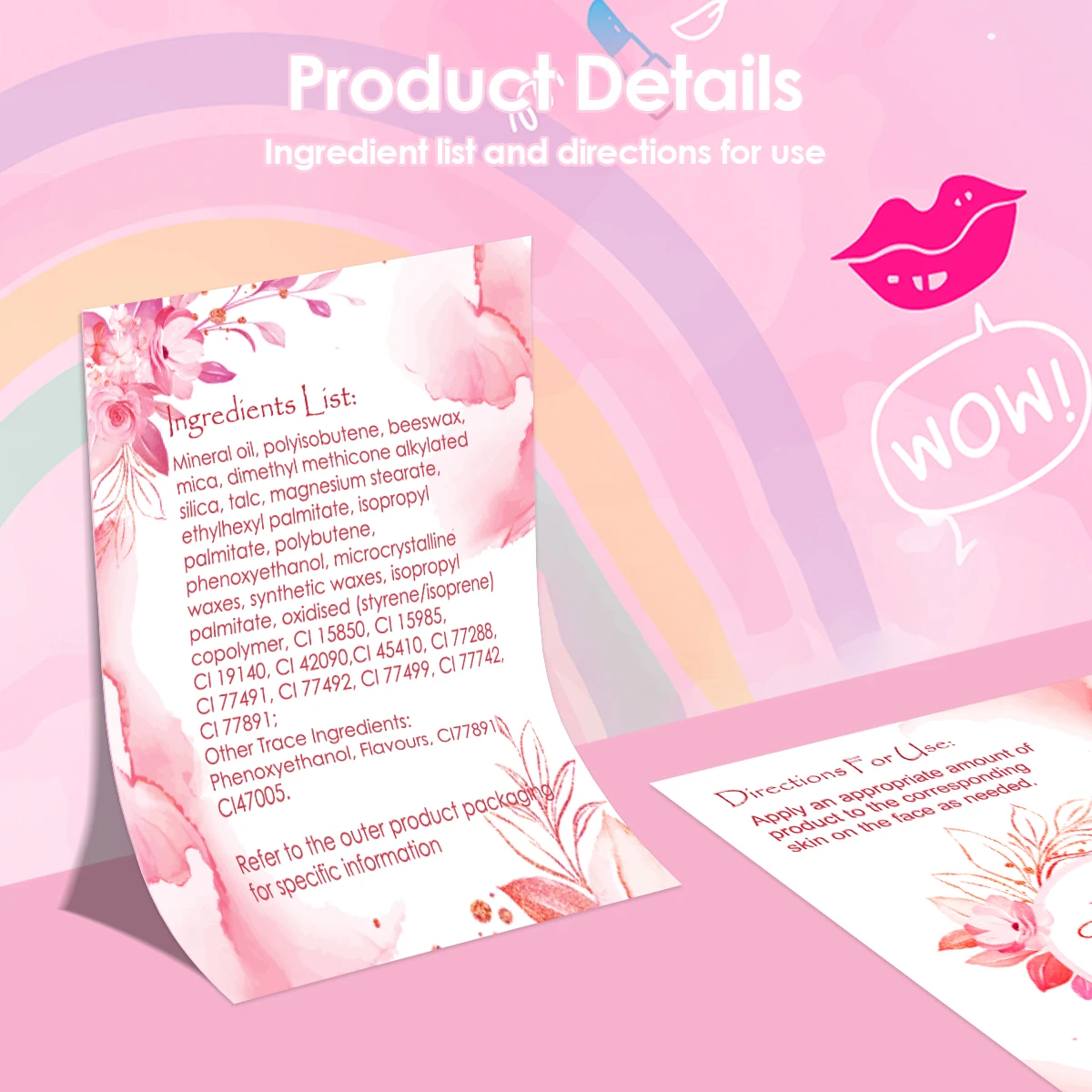 Kit de maquiagem infantil para meninas, princesa, lavável, conjunto de cosméticos, brinquedos com espelho, não tóxico e seguro, presentes de aniversário