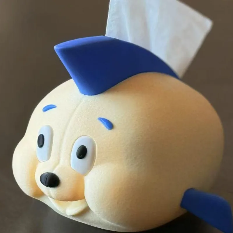 

In Stocks Platoon3 Jet Warrior Spray Squid-shaped Fish Qiqi Creative Tissue Box Side Desktop Storage Figurine