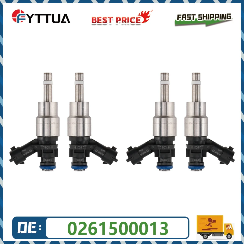 4PCS High Performance Fuel Injector 0261500013 For Alfa Romeo 156 932 GT 937 GTV Spider 916 2.0  2001-2010
