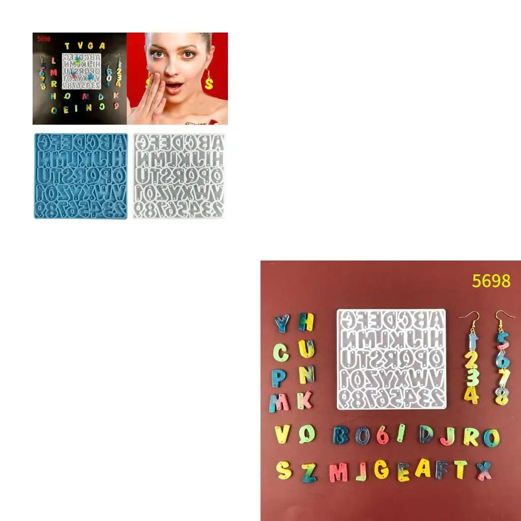 

9HJK Handcrafts Hanging Pendant Decorations Mold Handmade Jewelry Necklace Resin Mold