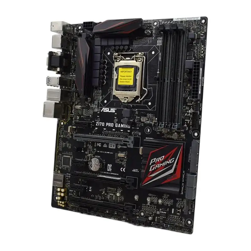 Imagem -05 - Pro Gaming Motherboard Lga 1151 Suporta 6ª Geração Core i3 i5 Processadores i7 4x Ddr4 Máx. 64gb Atx Form Factor Asus-z170