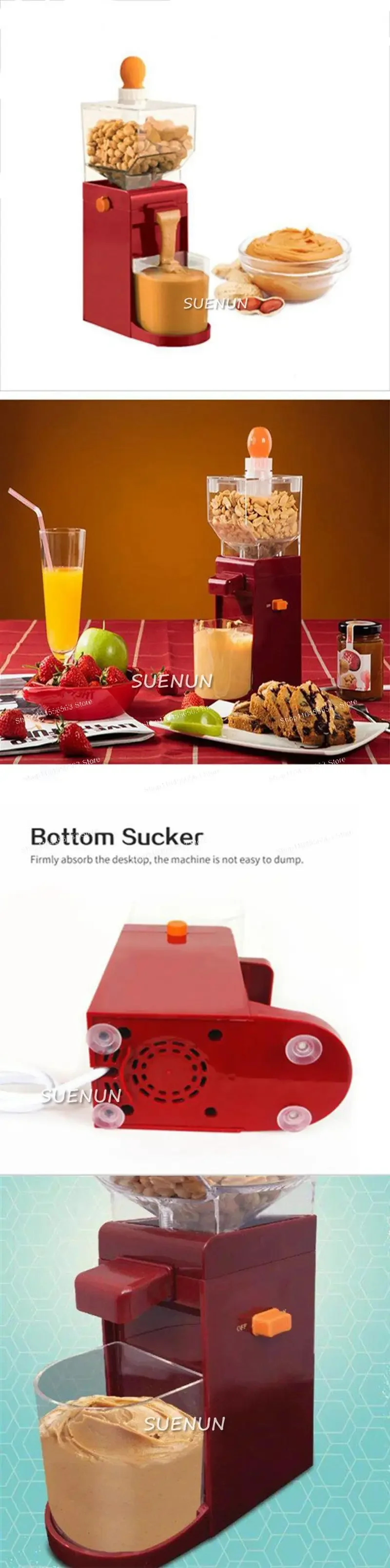 Máquina elétrica doméstica para fazer manteiga de amendoim Pequena moedor de cozinha Pequeno moedor doméstico