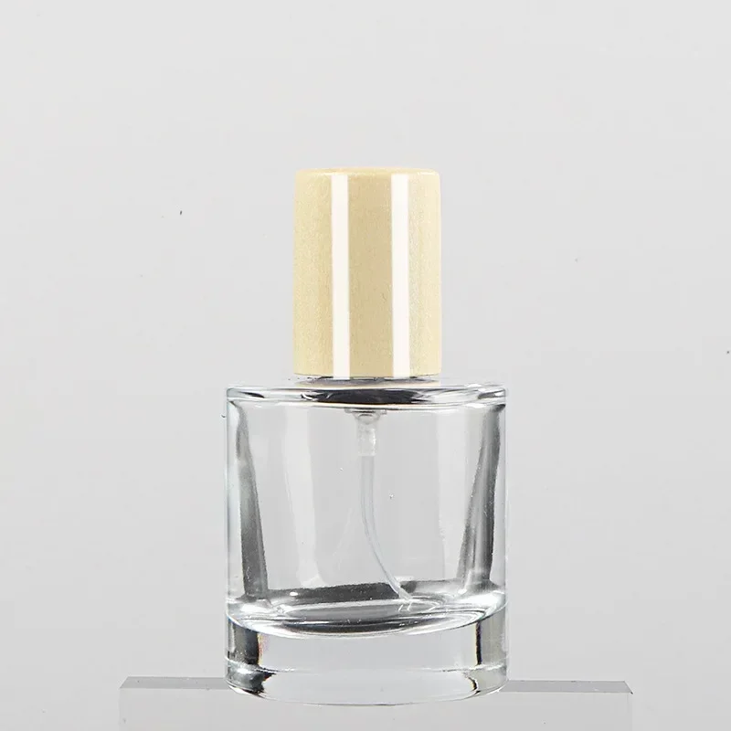30ml 50ml Glass Dispensing Portable Spray Bottle Bayonet Perfume Bottle Dispensing Empty Bottle Press Cap Cosmetic Containers