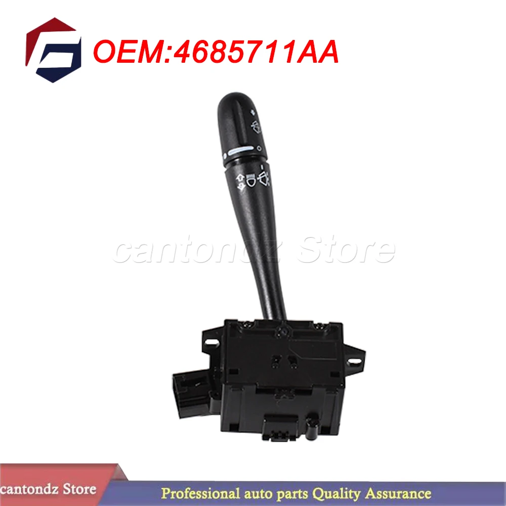 Commutateur d'essuie-glace clignotant pour lumière de sauna, Dodge Grand Caravan, Fusible Voyager Town and Country, Noir, 4685711AA