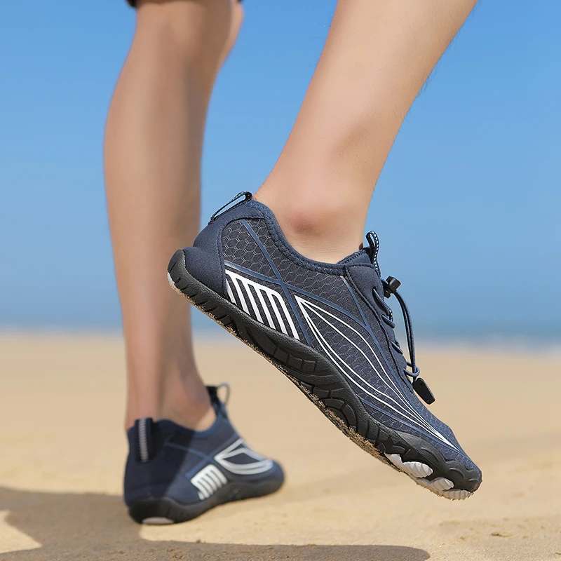 Mannen Vrouwen Waterschoenen Stroomopwaarts Waden Zwemmen Op Blote Voeten Aqua Schoenen Strand Aan Zee Licht Unisex Sneakers Snel Droog