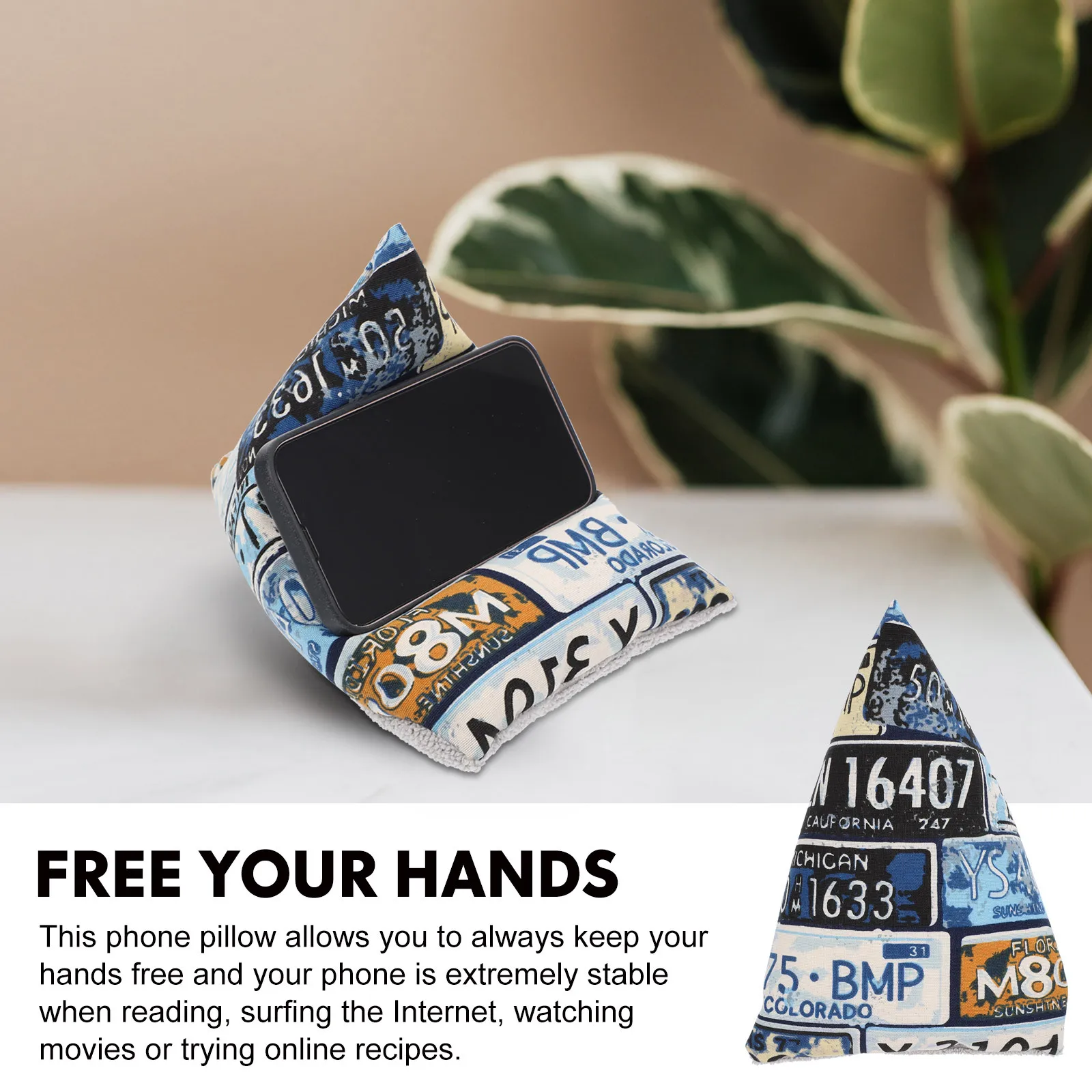 

Подушка для поддержки планшета и телефона, мягкий прочный холст, полиэстер, хлопок, подушка-подставка, держатель для чтения фильмов, расслабляющий комфорт