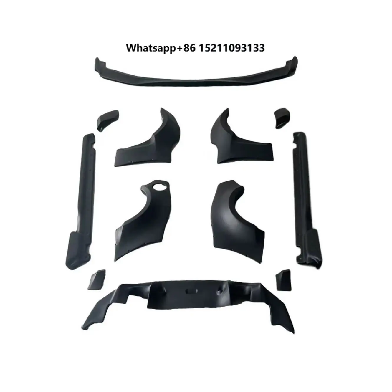Upgraded Rocket Rabbit Bunny Style Wide Body Kit Car BumperFront Lip Rear Spoiler