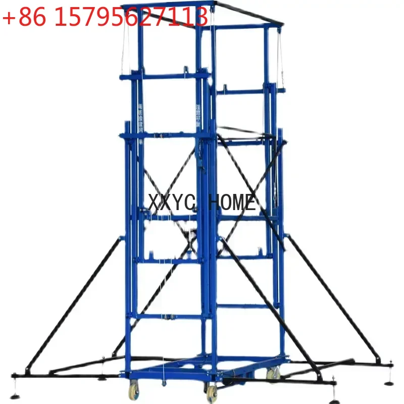 

Электрический складной подъемник для строительных работ и домашнего ремонта, малая автоматическая подъемная платформа с дистанционным управлением