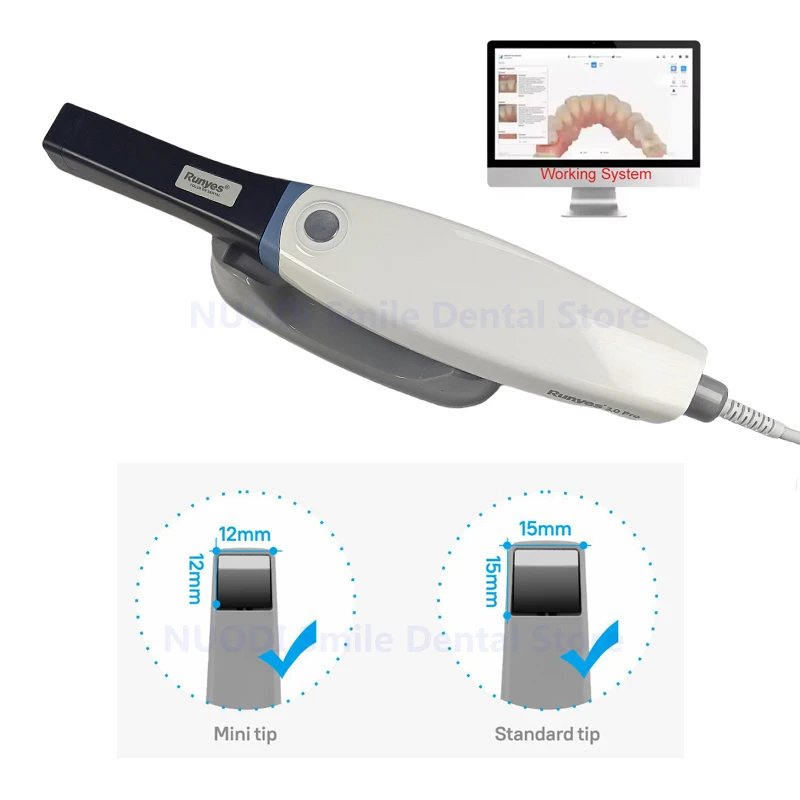 Stomatologiczny skaner wewnątrzustny Runyes 3DS ISO-11 wycisk cyfrowy wewnątrzustny skaner 3D sprzęt stomatologiczny dla kliniki laboratorium
