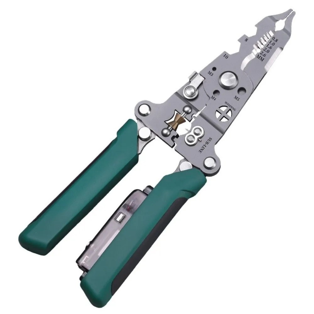 

Creative Metal Wire Stripper Multi-function Manually Crimpper Foldable Cable Electrician Stripper Wireman Maintenance Tool