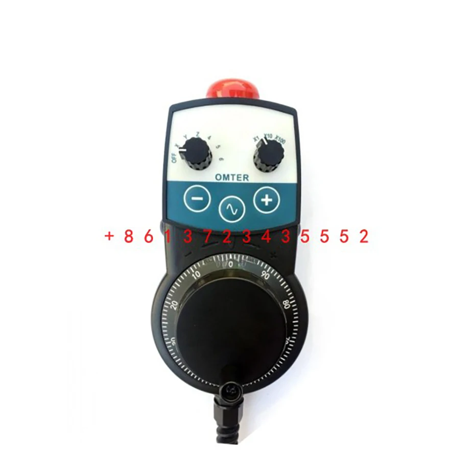 CNC handwheel 4 6 Axis MPG Universal Pendant Handwheel manual pulse generator 5V 12V 24V for cnc router machine