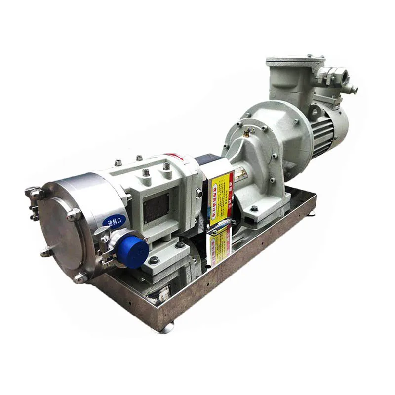 High Viscosity Sanitary Rotor Lobe Pump Sugar Syrup Fluid Transfer Pumps Positive Displacement Rotor