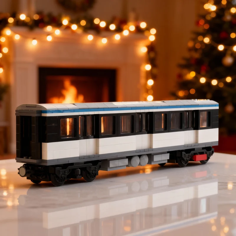 464 Pezzi MOC Metropolitana di Sydney, Modellino di Treno Urbano, Blocchi da Costruzione, Giocattoli Architettonici, Idea Regalo Educativo per Natale, Mattoncini per Bambini