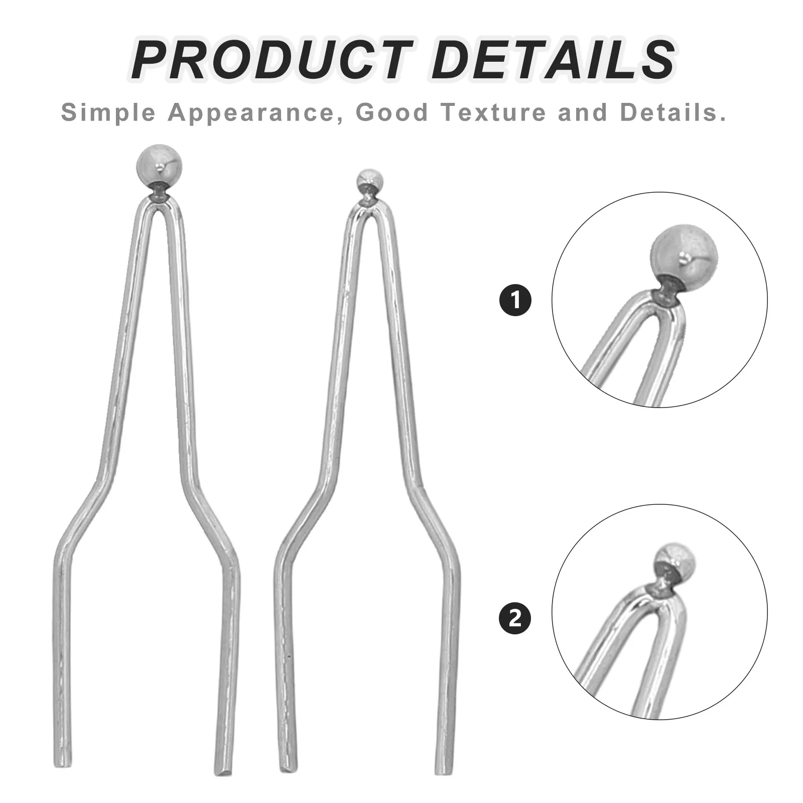 6Pcs Wood Burning Tips Nickel Alloy Pyrography Pen Replacement High Heat Transfer Wire Nibs for Wood Engraving Detail Craft Tool
