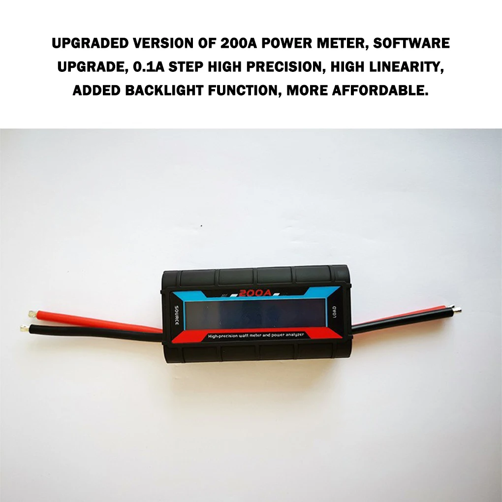 Imagem -04 - Digital Solar Power Monitor Tester Medidor de Bateria Profissional Preciso Lcd Volt Amp Watt Analisar Potência 200a 150a