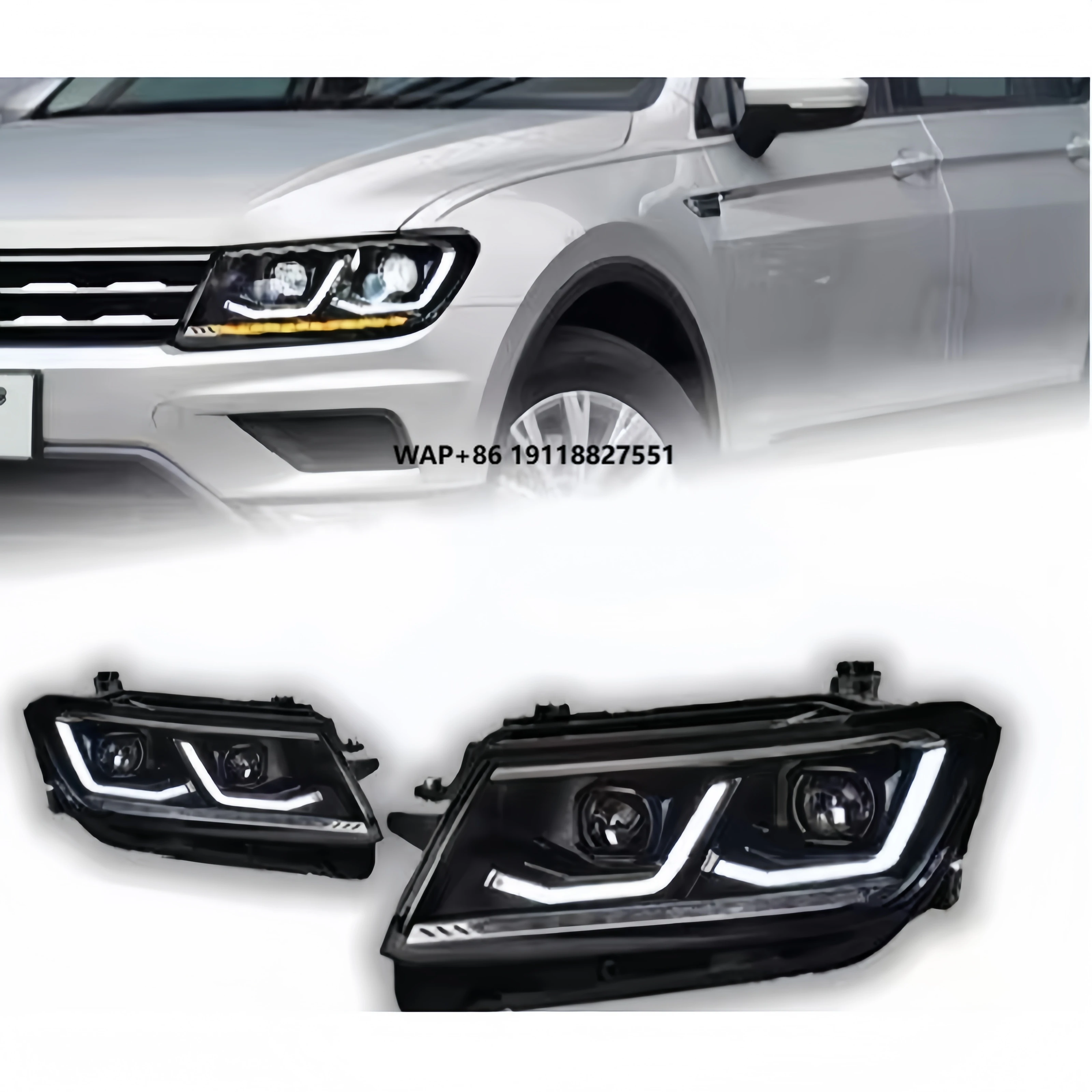 

High Quality forTiguan 2009-2021 Upgraded All-LED Automotive Headlights LED Head Lights