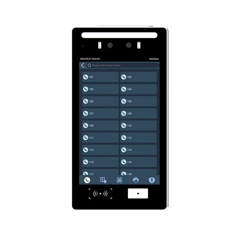 Hot Selling 8 Inch Touch Screen Face Recognition With Fingerprint Qr Code Rfid Palm Print Password Nfc Access Control System