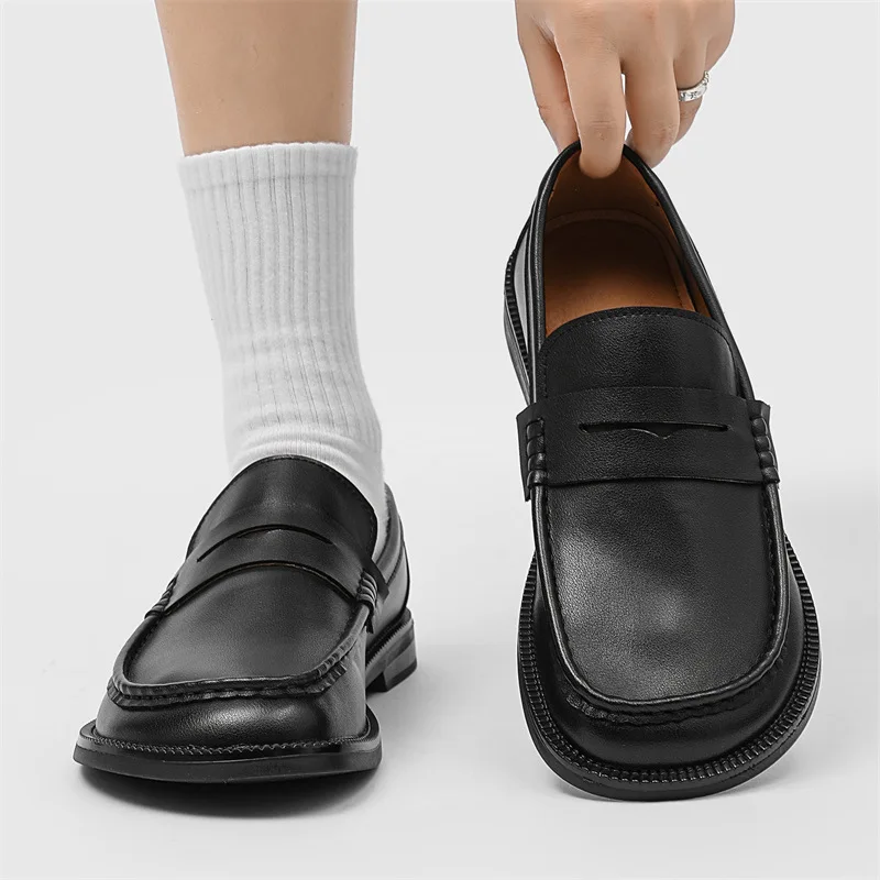 

Luxury Men's Casual Shoes Cow Suede Leather Men Classic British Style Loafers Moccasins Mens Light Comfortable Walking Flats