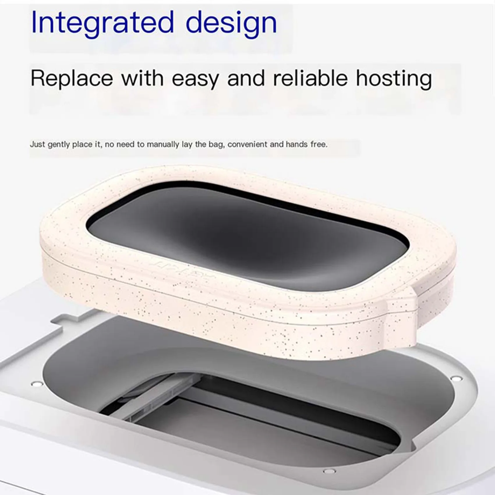 

A01F-2X Для Petkit - Сменный контейнер для мусорных пакетов, Ультра-эксклюзивный мусорный бак, Автоматическая упаковка, Лоток для кошачьего туалета