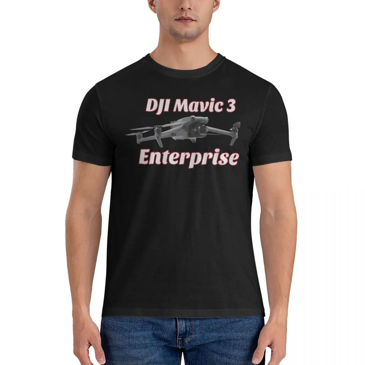 Men Mavic 3 Enterprise T Shirts DJ Cotton Clothes Vintage Round Neck Tee Shirt T-Shirts mens clothing official-website fugees