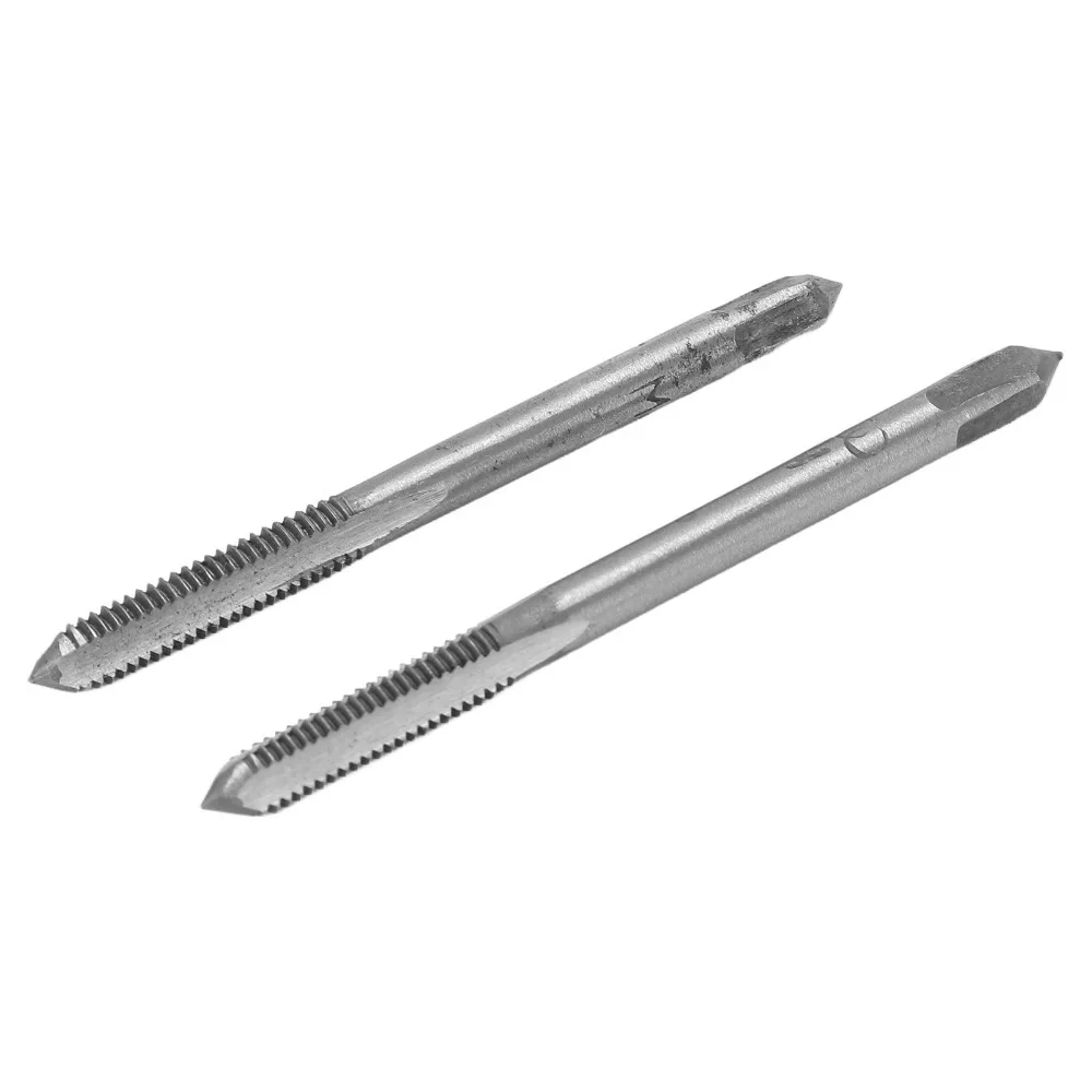 2PCS M3 x 0.5mm / M4 x 0.7mm / M5 x 0.8mm Metric Tap Metric Thread High Speed Steel Straight Flute Tap Thread Tap