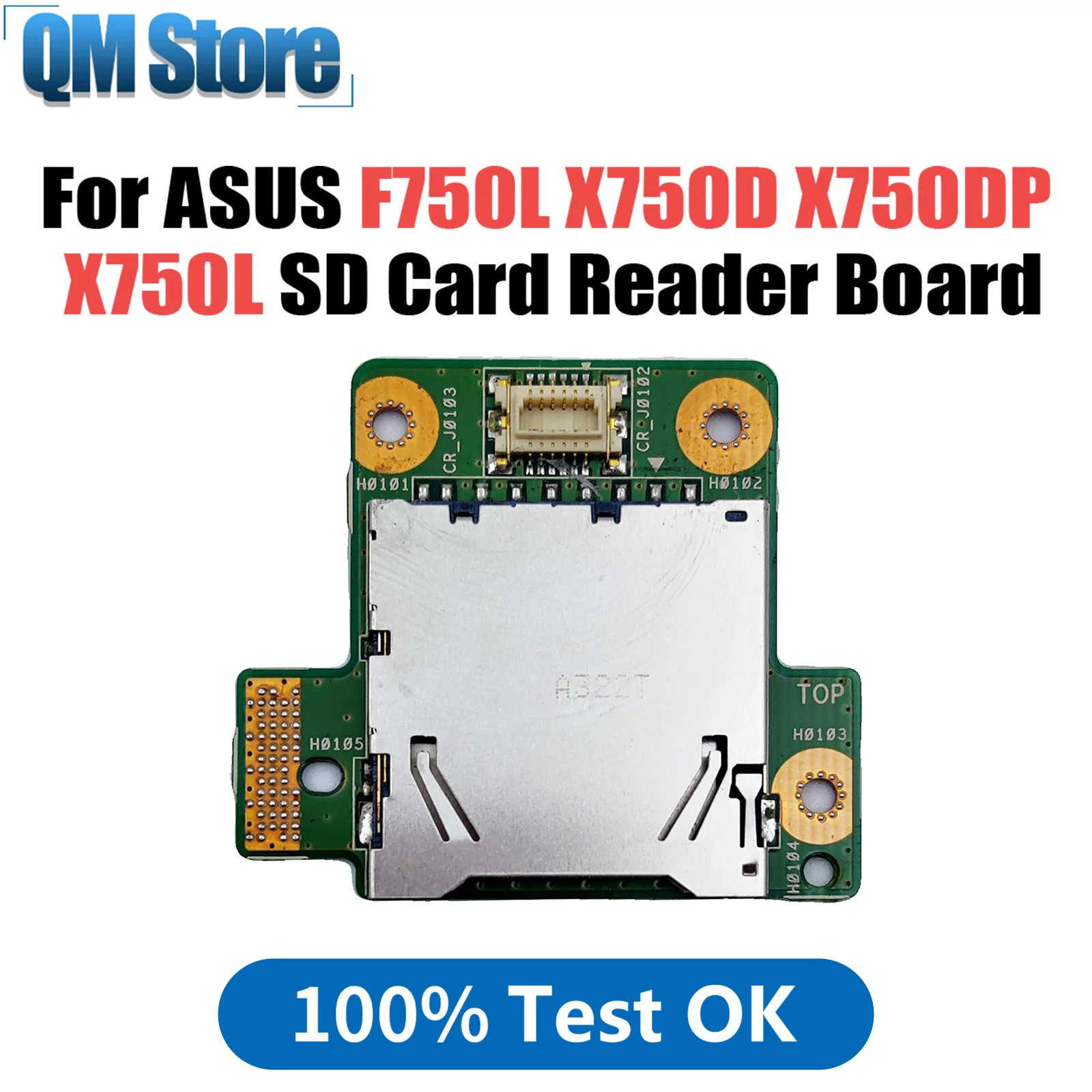 สําหรับ Asus F750L X750D X750DP X750L SD Card Reader Board 69N0PJC10A01 60NB01X0-CR1000 Fast Ship