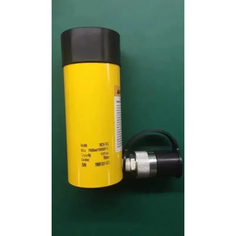 RCH-123 Enerpac Equivalent 13 Ton 3 Inch Stroke Single Acting Hollow Plunger Hydraulic Ram Cylinder With Center Hole