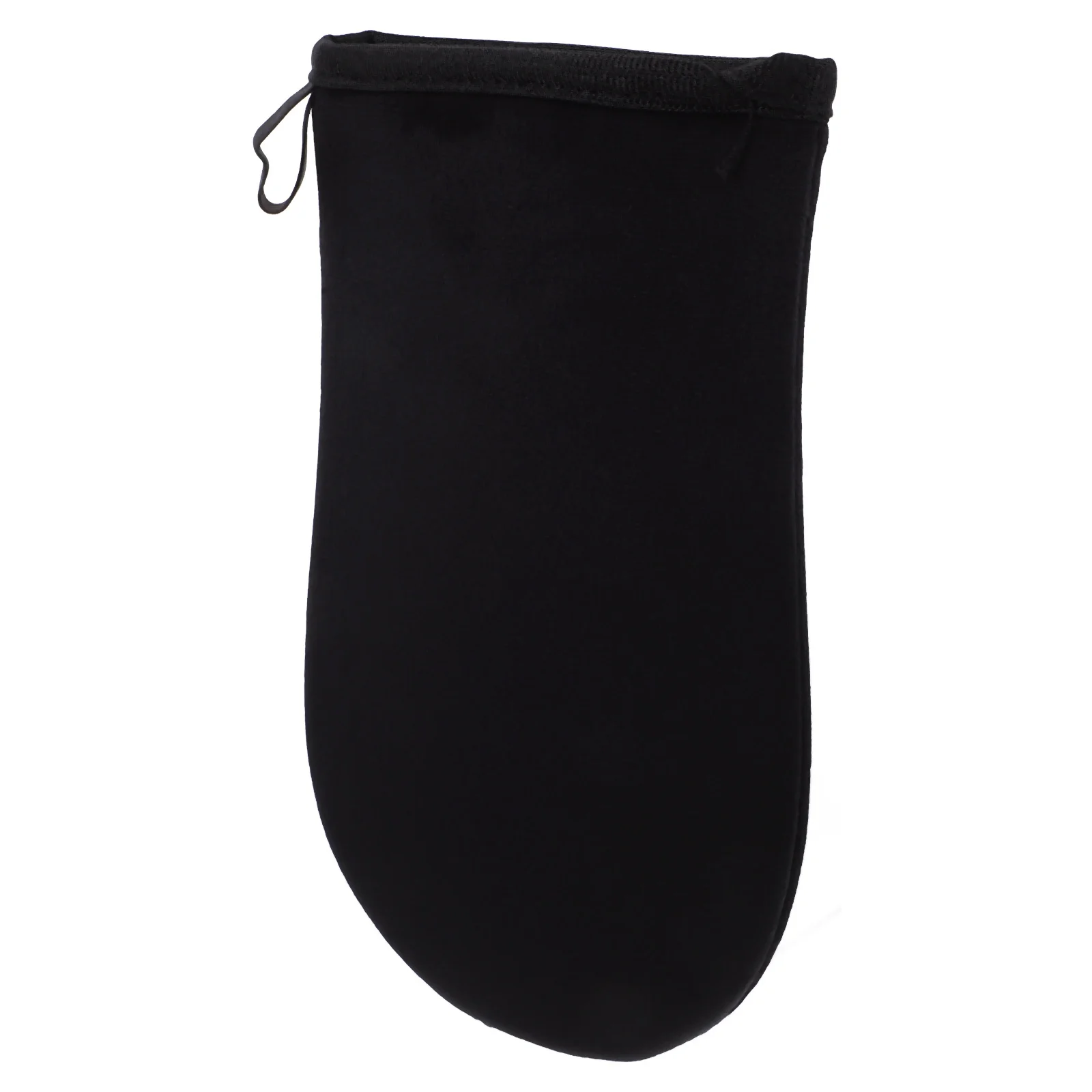 Guante autobronceador, guante bronceador de Material flocado suave negro, aplicación bronceada, aplicador de loción trasera, autobronceador
