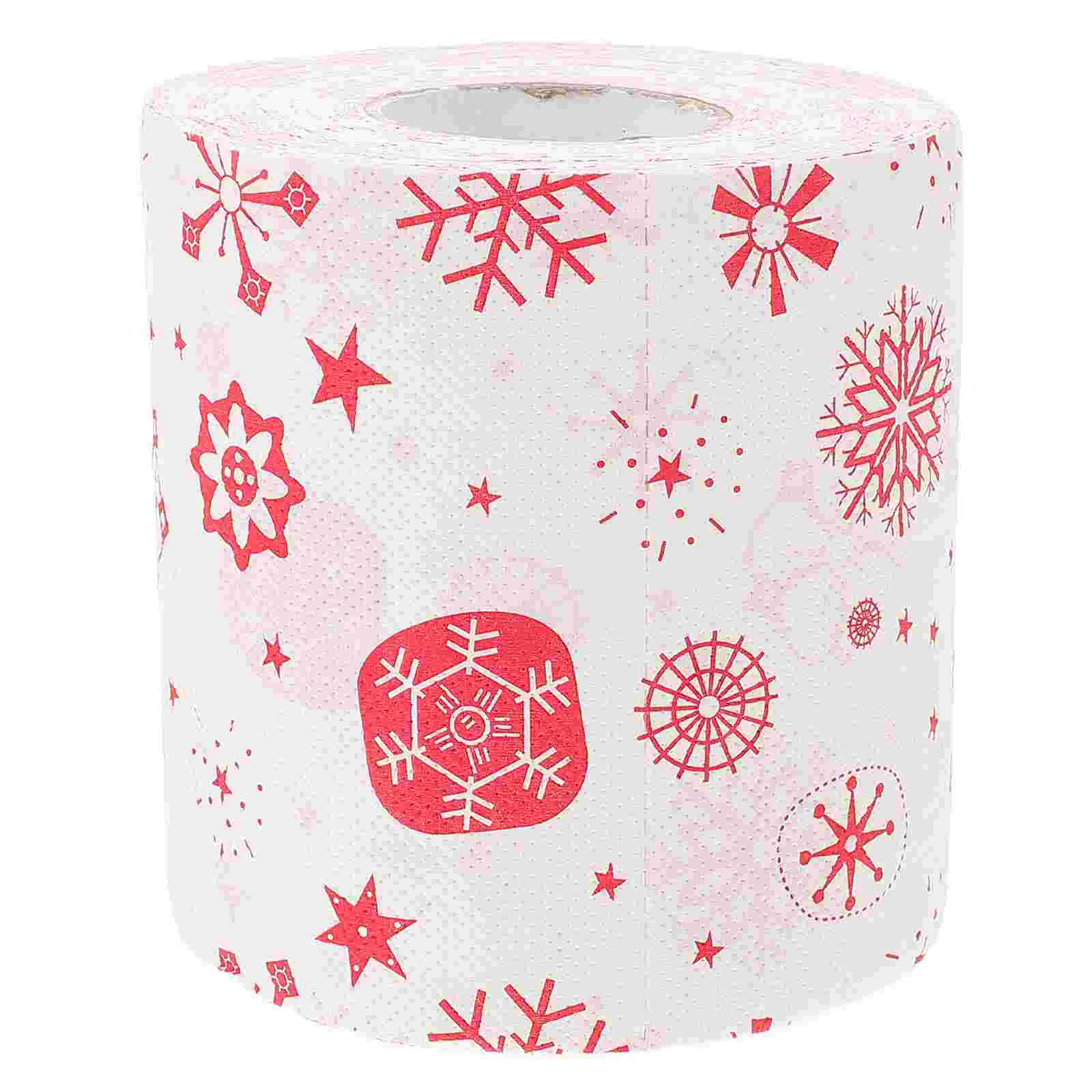 Servilletas de papel higiénico con adorno navideño, suministros de papel para el hogar, 1000x1000x010cm, para decoupage, decoración de baño