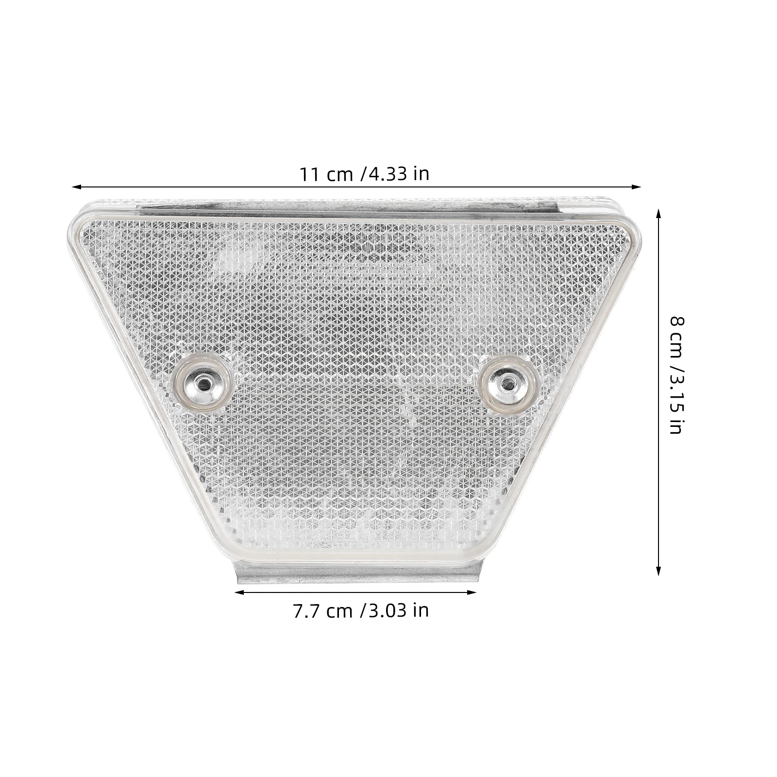

Trapezoidal Outline Road Reflectors Driveway Markers High Visibility Practical Safety Long Term Use Easy Identification Warning