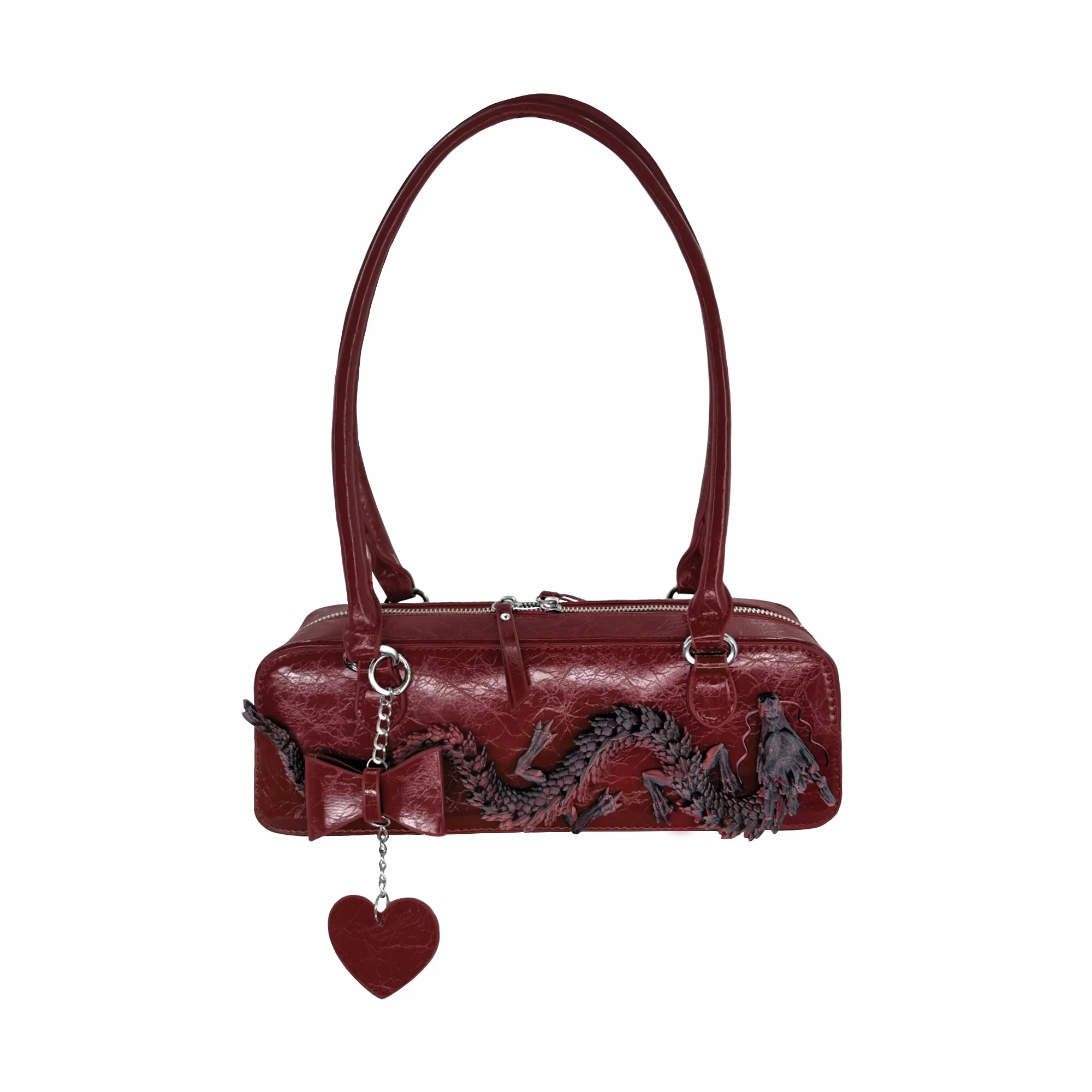 Original Designer Custom Bowling Bag Stereo Dragon Bag Underarm Shoulder Tote Handbag for Women Hot Selling