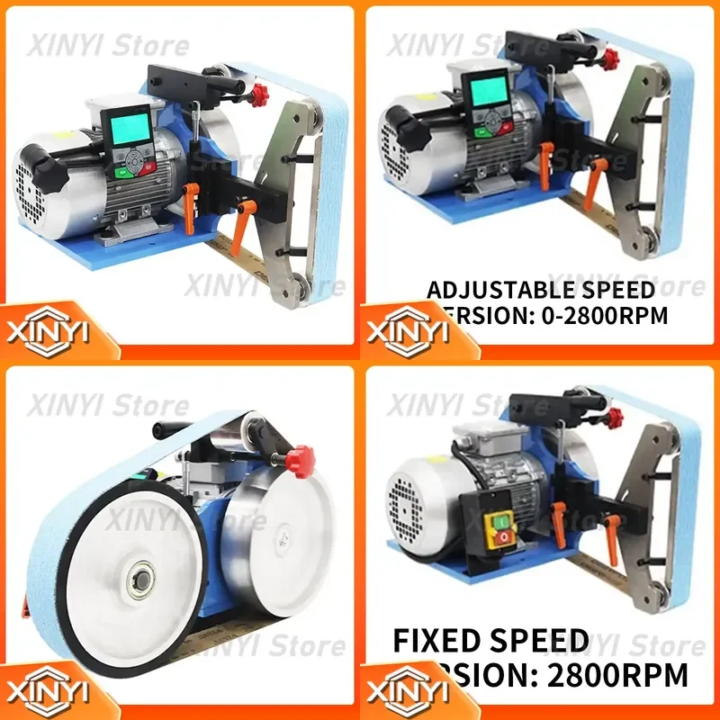 Small Multifunctional Belt Sander for Vertical Model GT Knife Friend DIY Heart Blade KMG Mini Wind Cleaning Belt Machine