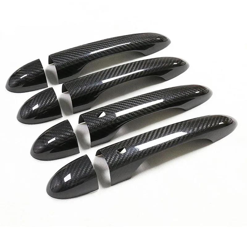 Real Carbon Fiber Door Handle Cover for Maserati Quattroporte13-22 Levante16-22 Ghibli  With Keyless Entry Sensor Exterior Trim