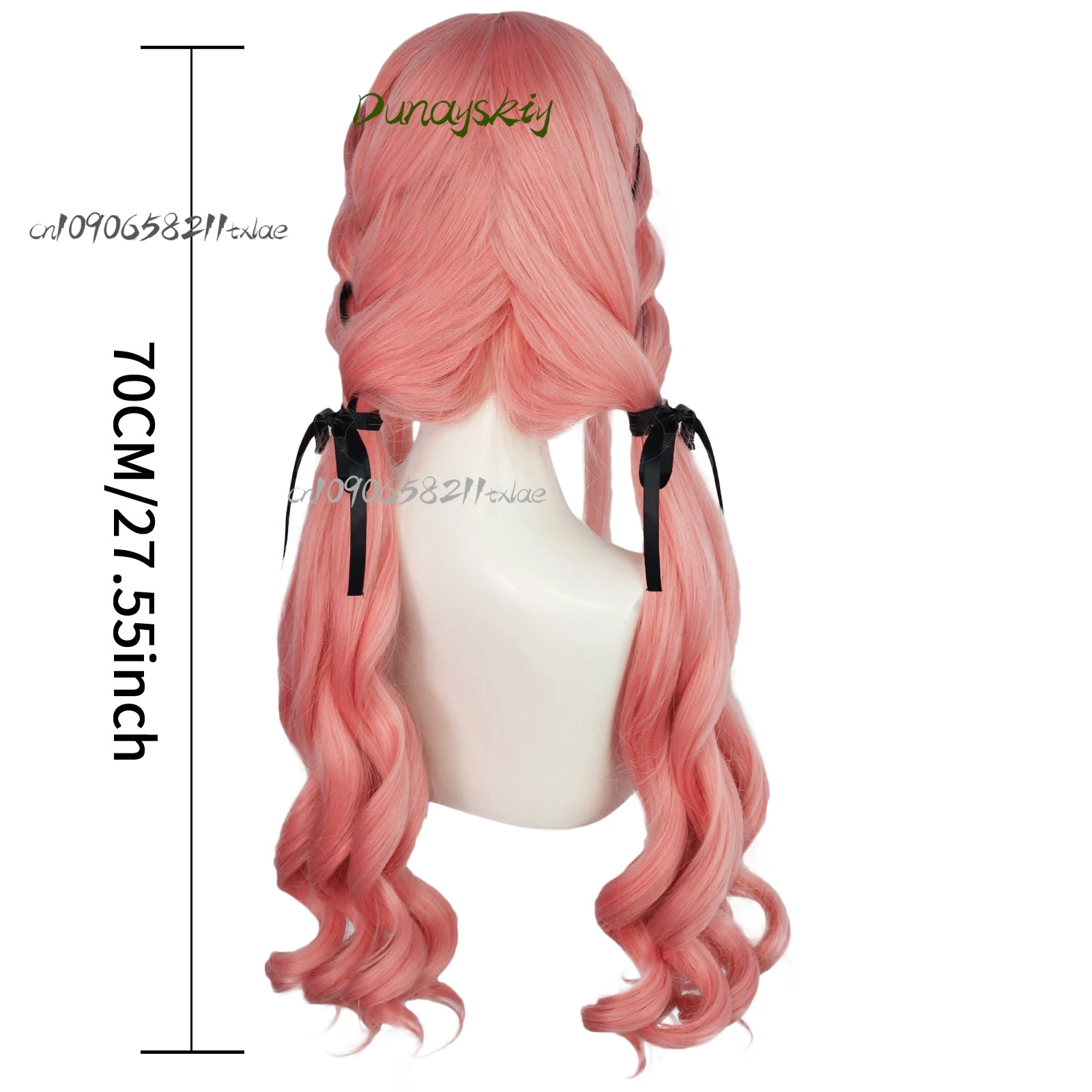 ニッキコスプレアニメインフィニティニッキ甘いピンクロリータドレス制服かつらセットハロウィンパーティー衣装女性のためのスカートカスタマイズ