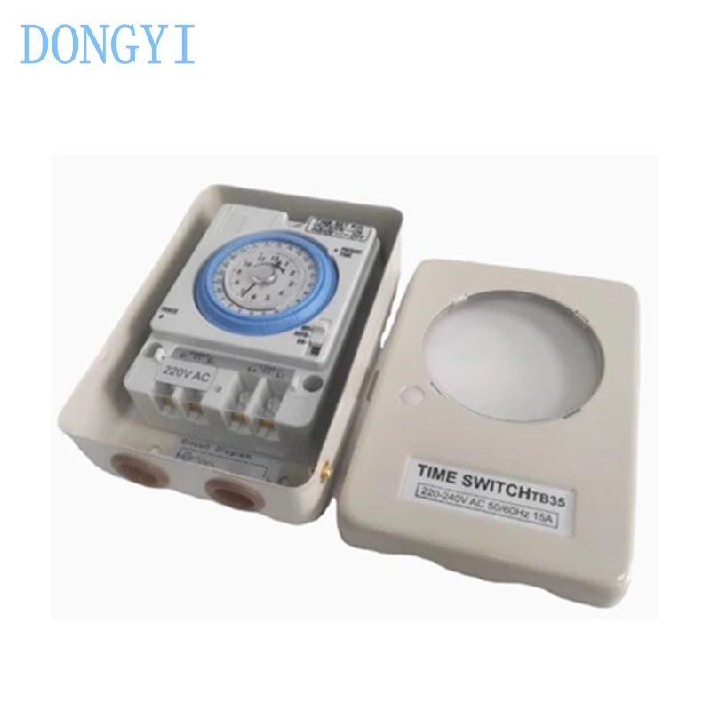 Mechanical Timer Time Control Switch TB35 AC100V-240V 15 Minutes 24 Hours