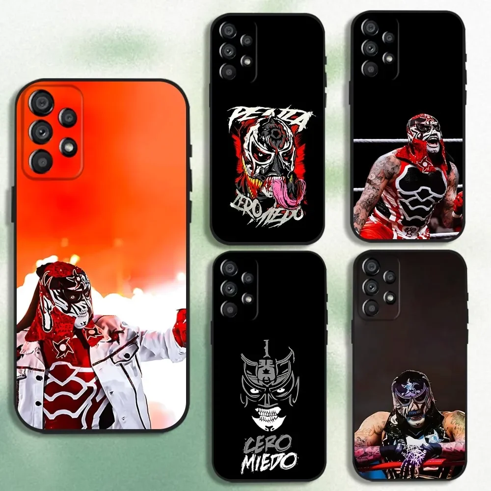 

P-Penta Zero M-Miedo Phone Case For Samsung Galaxy A20,A21s,A22,A31,A32,A52,A53,A72,73,A80 Soft Black Cover