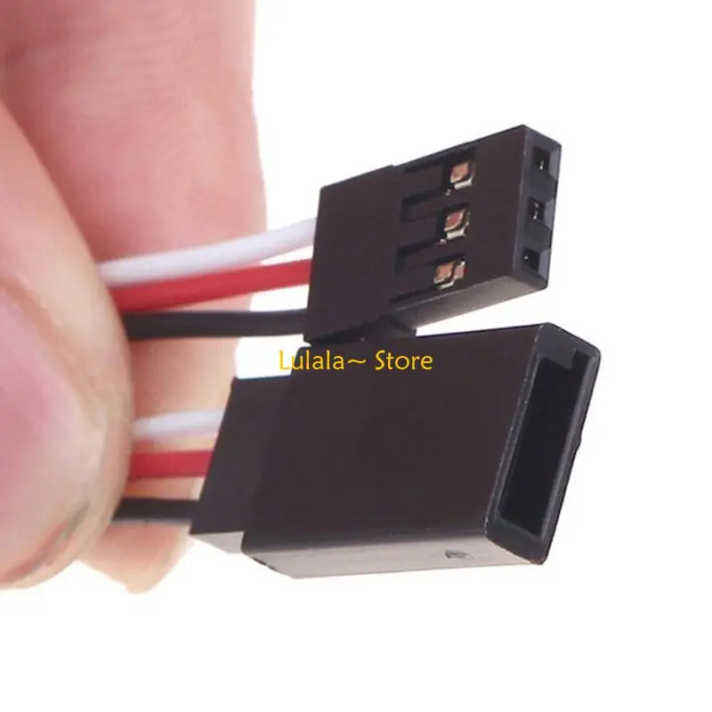 Y4QA 10PCS RC -Simulation Kabeldraht männliches weibliches Plug -Plug -Modell für Spielfahrzeug Ersatzpel