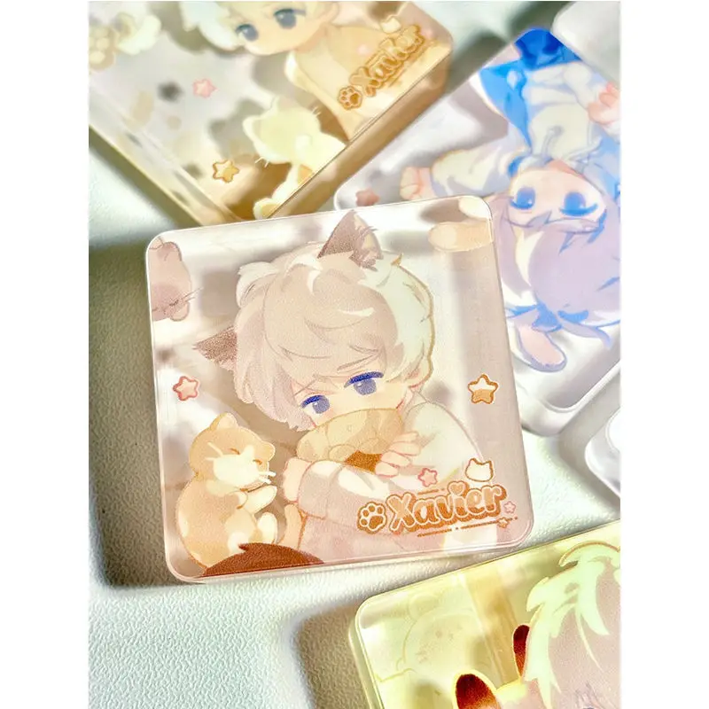 Xavier Mahjong Tiles Good-look 5cm Graduation Season DIY Gift for Girlfriend High Beauty Brick Decoration Crafts Desktop Model