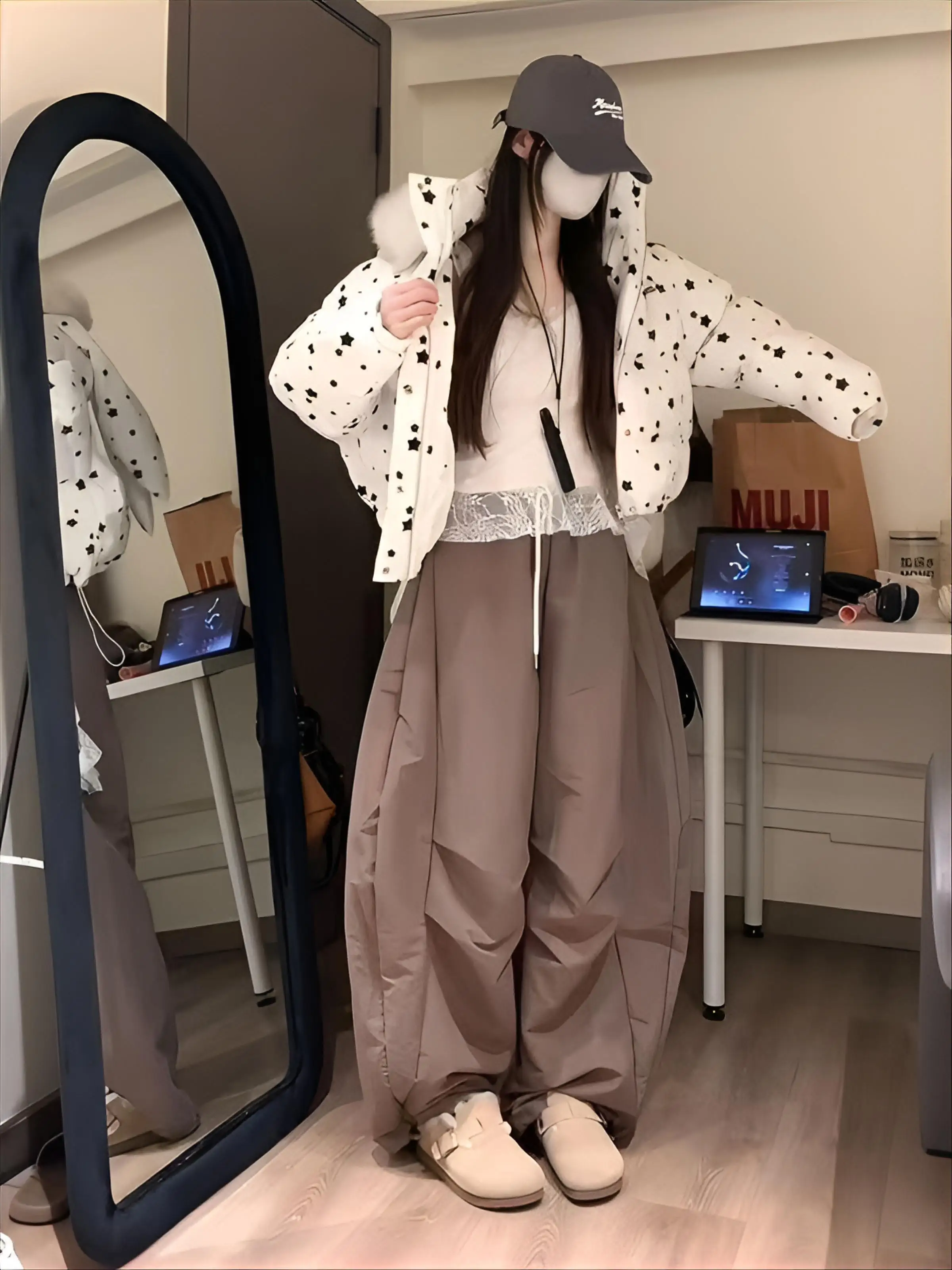 

Puffer Parkas Vintage Womens Hottie Hot Warm Heated Thermal Cozy Toasty Snug Comfortable Insulated Protected Sheltered Neutral