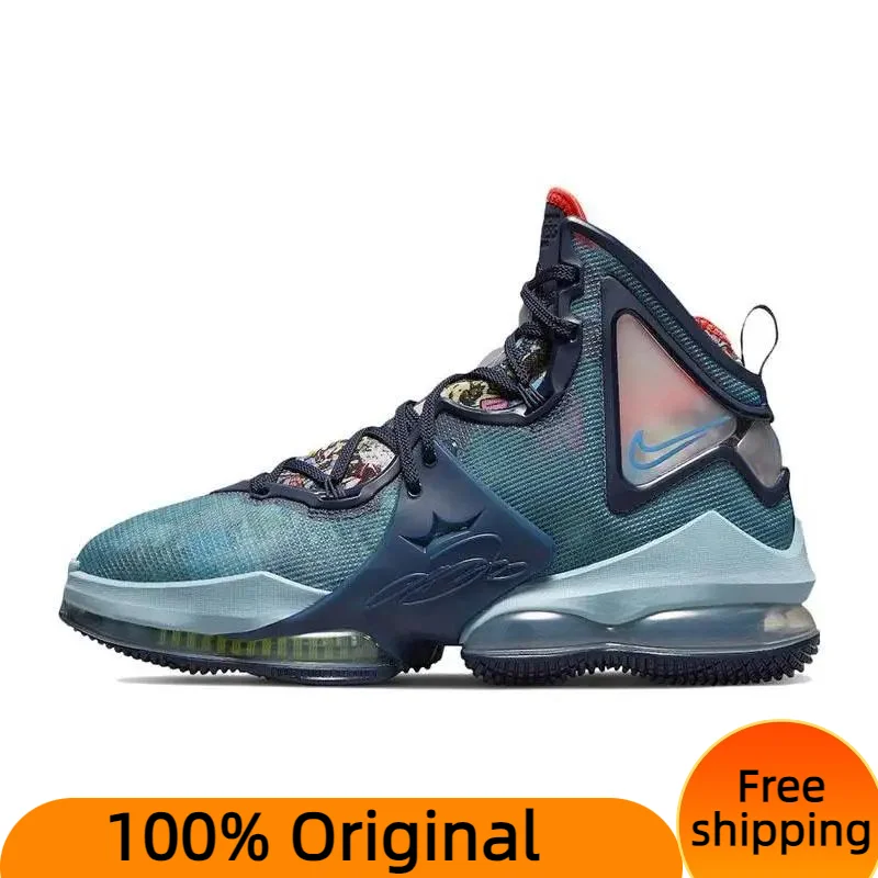  Nike LeBron 19 Fast Food Dutch Blue Sneakers shoes DC9340-400