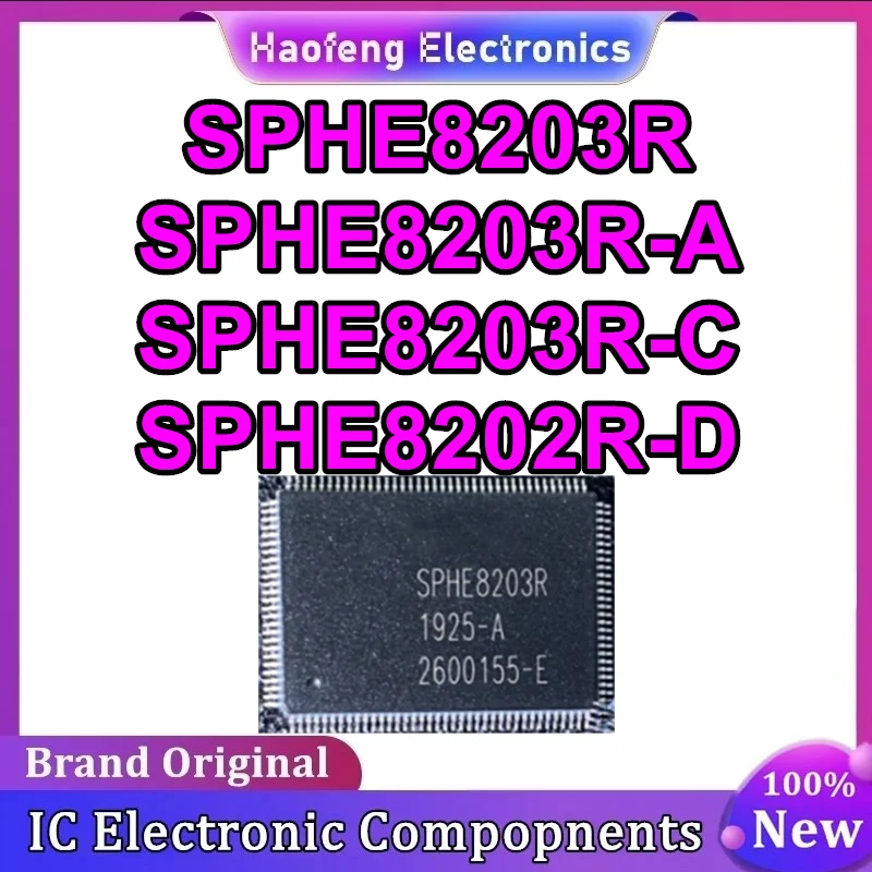 SPHE8203R SPHE8203R-A SPHE8203R-C SPHE8202R-D QFP128 DVD decoding chip 100% New Original in stock