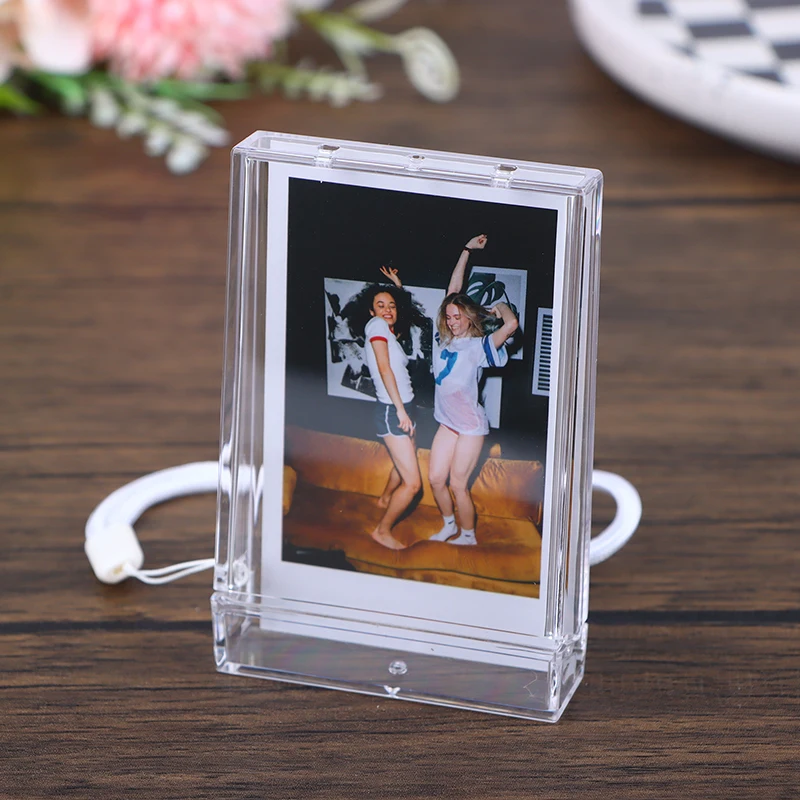 1Pc Pockets Photo Album 3 Inch Transparent Photocard Holder For Instax Mini Album Storage Collect Book Name Card Album