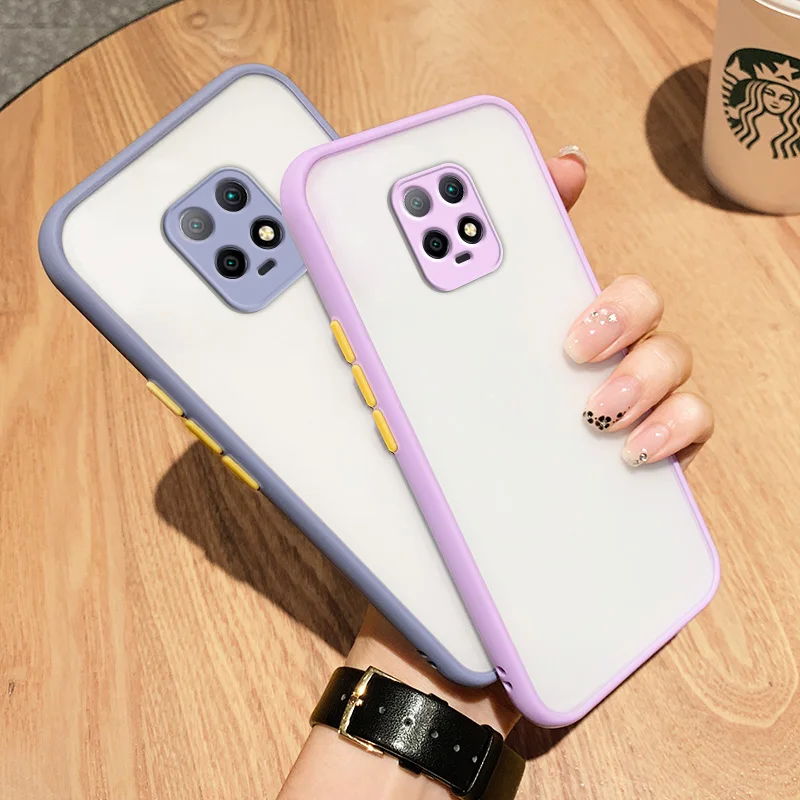 Durable Cover Matte Translucent Shockproof Phone Case For Xiaomi Redmi Note 9 Pro 9s 10 10S 9A 9C Nfc Note 8 Pro Skin Feel Case view 4