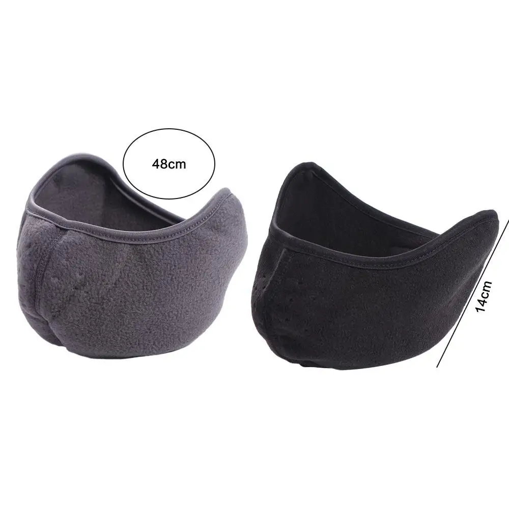 Face Protector Windproof Half Face Mask Adjustable Solid Color Motorcycle Breathable Mask Dustproof Warm Mask Riding