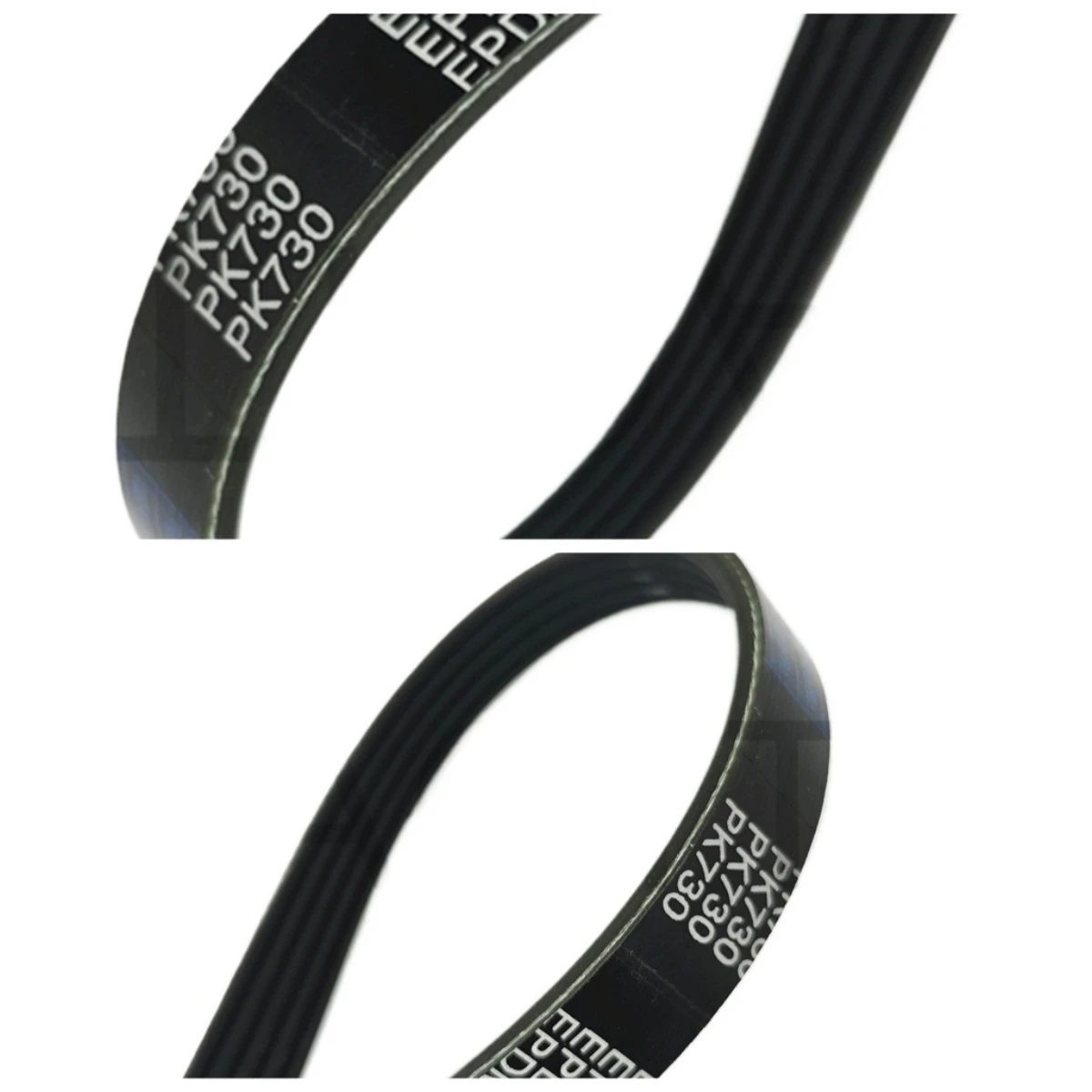 7PK597 5PK730 10PK597 V-Ribbed Belt Replacement Parts For 6.5HP Mini Tiller Forward Reverse Drive