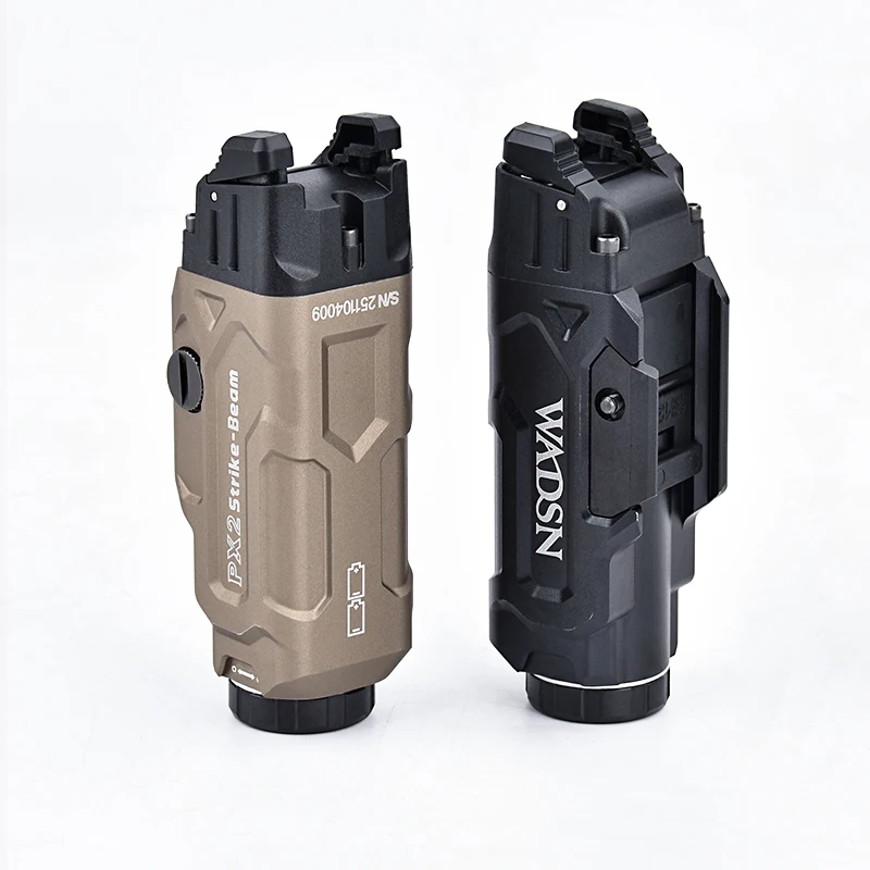 WADSN PX2 Tactical High Power Flashlight 1000lumen White LED Strobe Pistol Scout Light Fit 1913 UNIV Airsoft Hunting Lamp