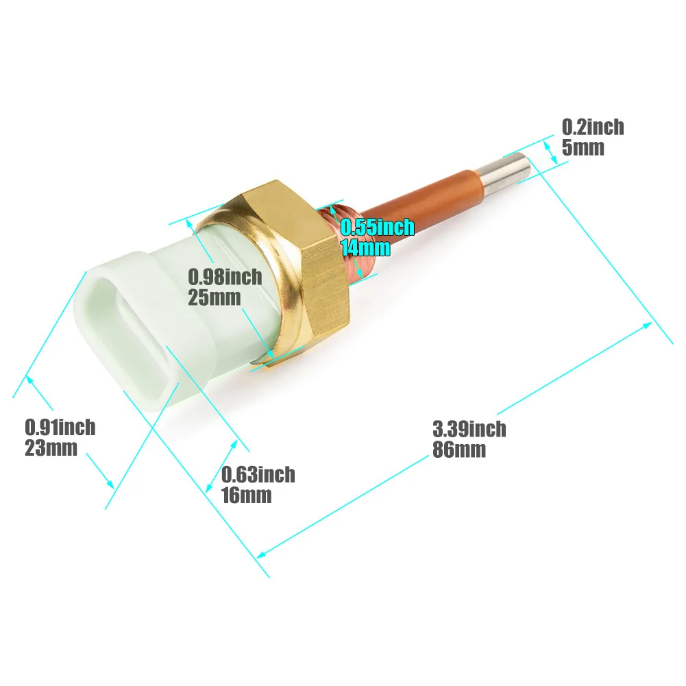 1/5PCS OEM# 23520380 NEW Coolant Temperature Temp Level Sensor For Detroit Diesel Series 60 S60 23520381 23522855 Auto Parts