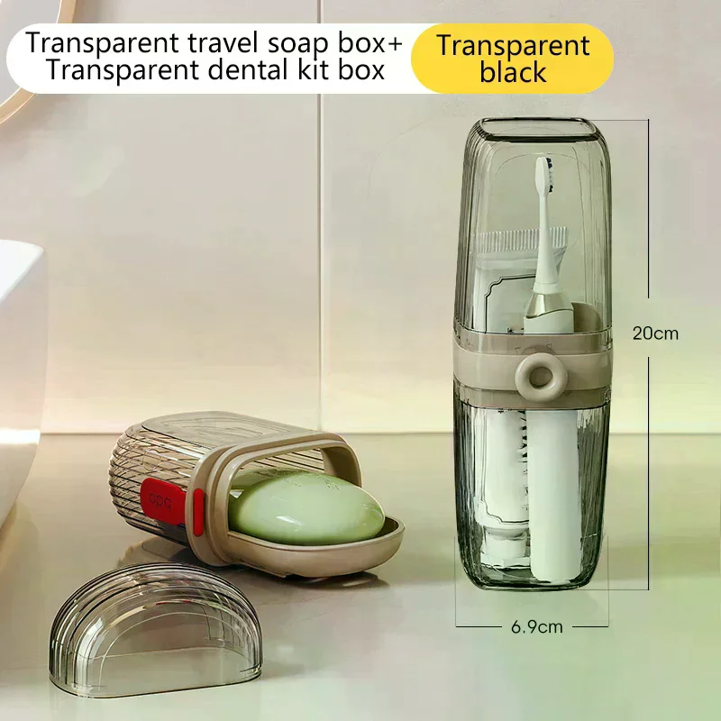1 Set Portable Plastic Soap Case Toothbrush Storage Box For Travel Container Dish Tray Toiletry Set Travel Supplies