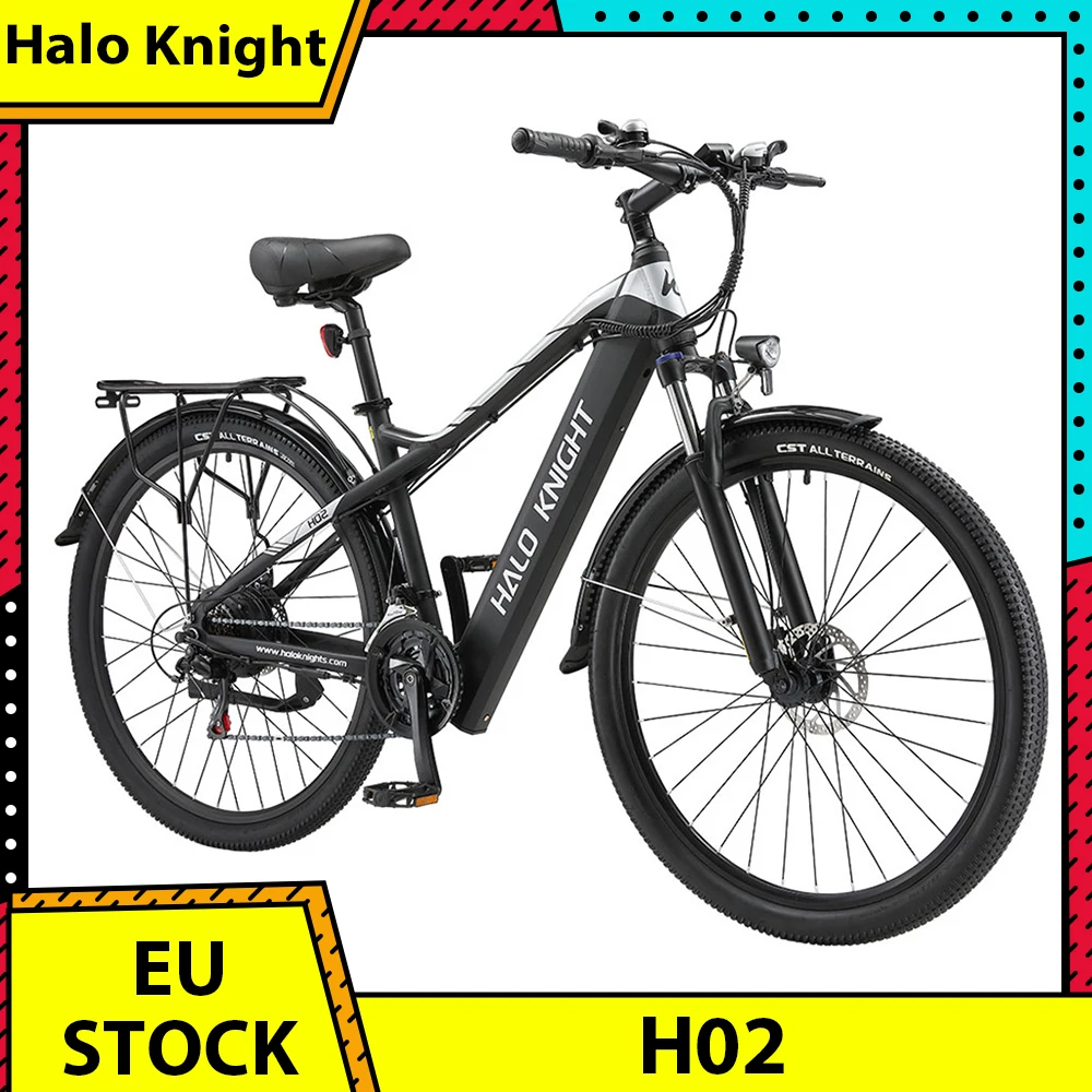 Halo Knight H02 Electric Bike 750W Brushless Motor E-Bike 48V 16Ah Battery 29*2.1-inch Tires 50km/h Max Speed 60km Max Range